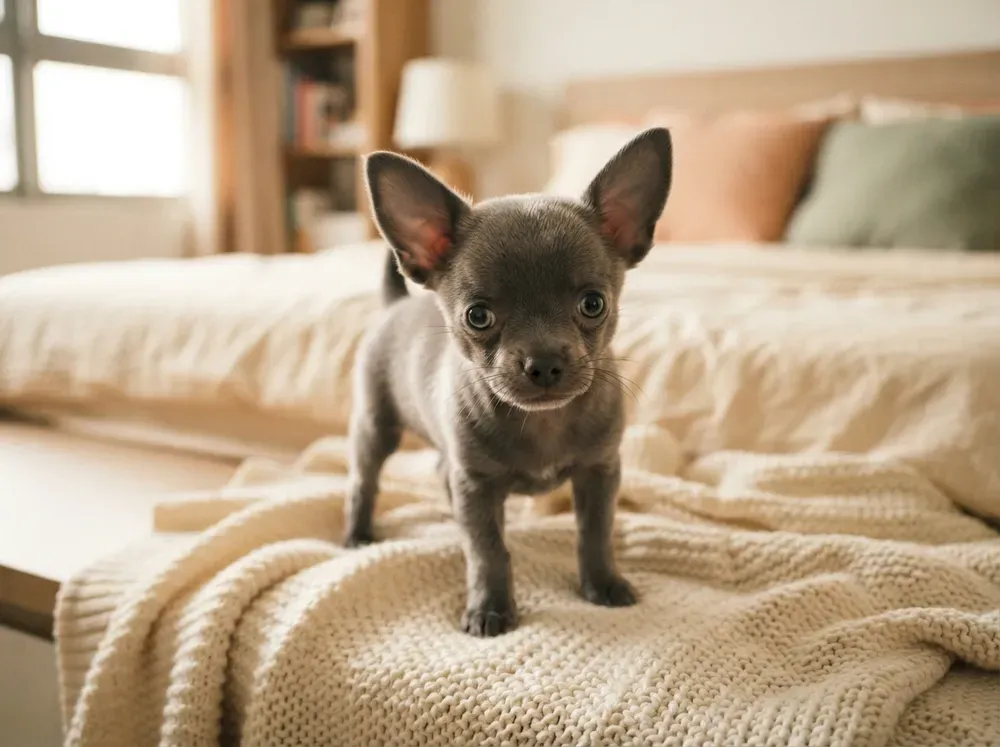 Blue fawn female Chihuahua puppy available in Singapore
