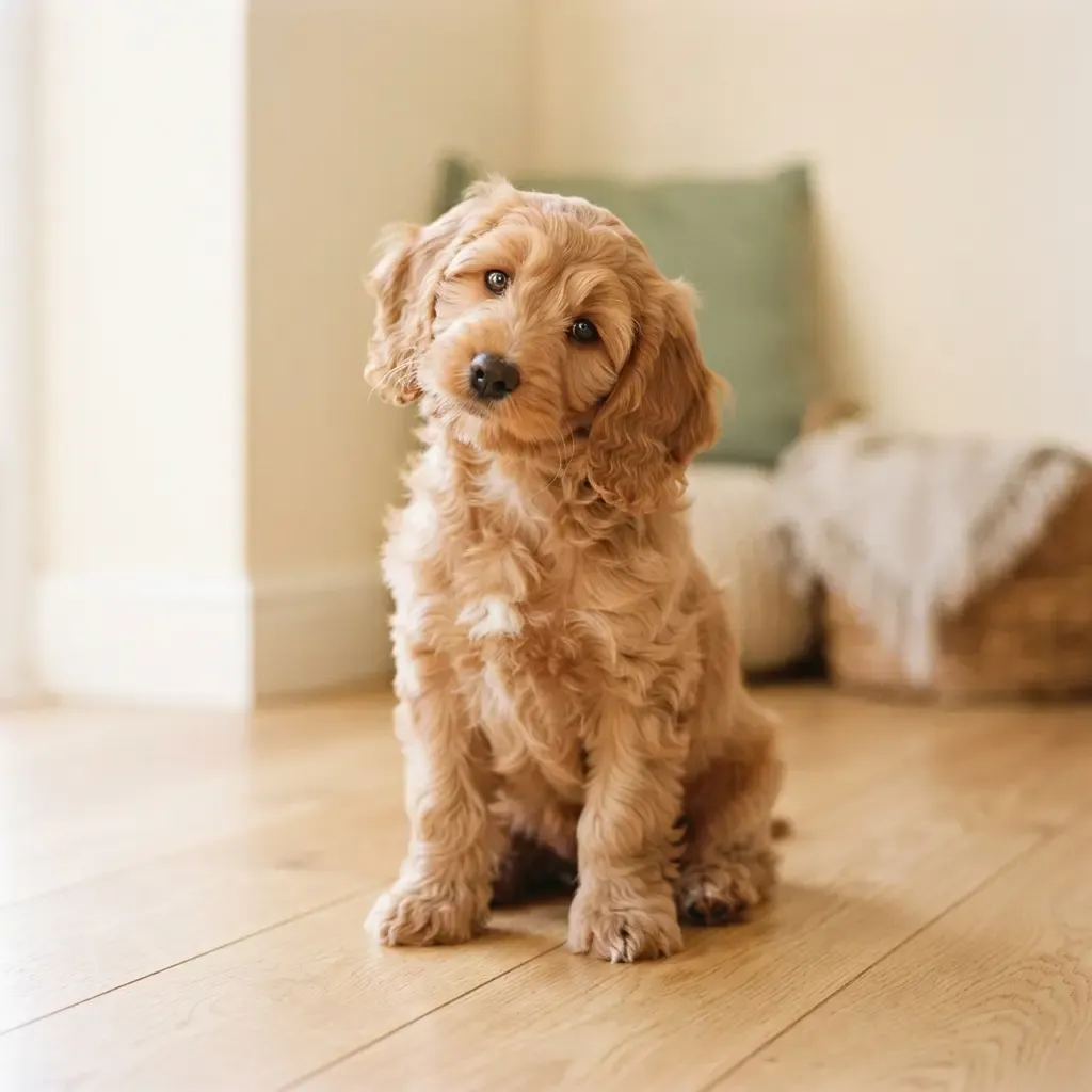 Cockapoo puppy, an HDB-approved family-friendly cross in Singapore