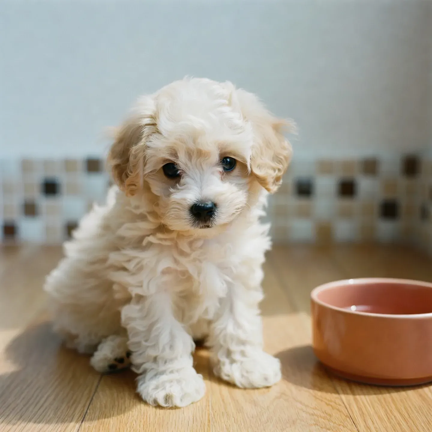 Maltipoo puppy portrait, one of the Maltipoo puppies available in Singapore