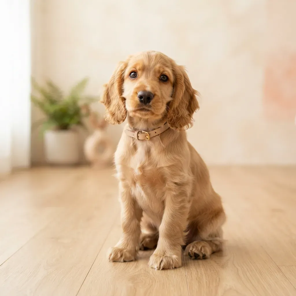 Cocker Spaniel puppy, a merry medium spaniel for private housing in Singapore (not HDB-approved)