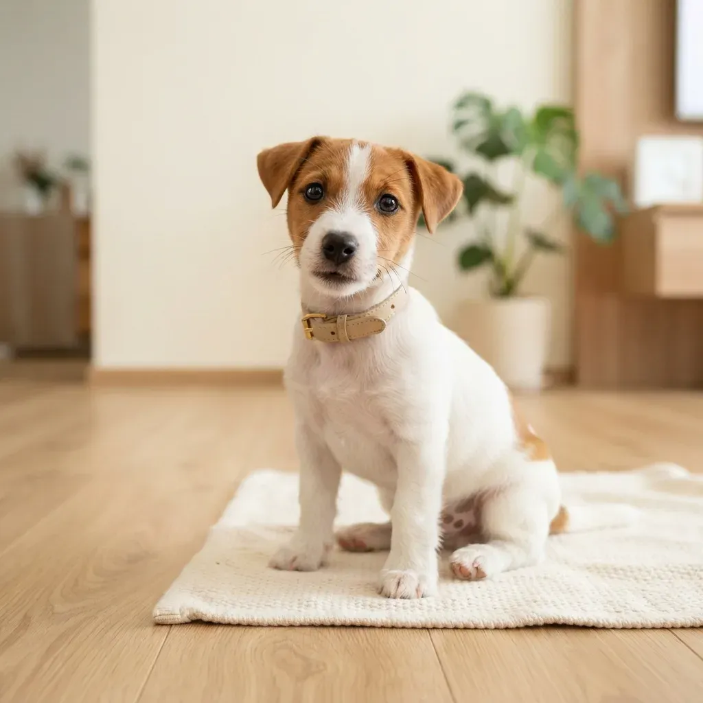 Jack Russell Terrier puppy, an HDB-approved athletic working terrier in Singapore