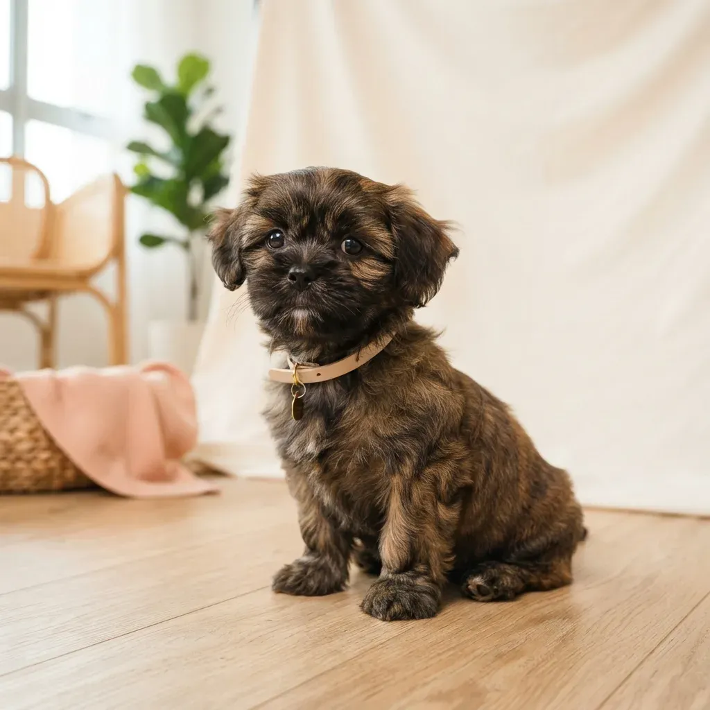 Brindle male Shih Tzu puppy available in Singapore