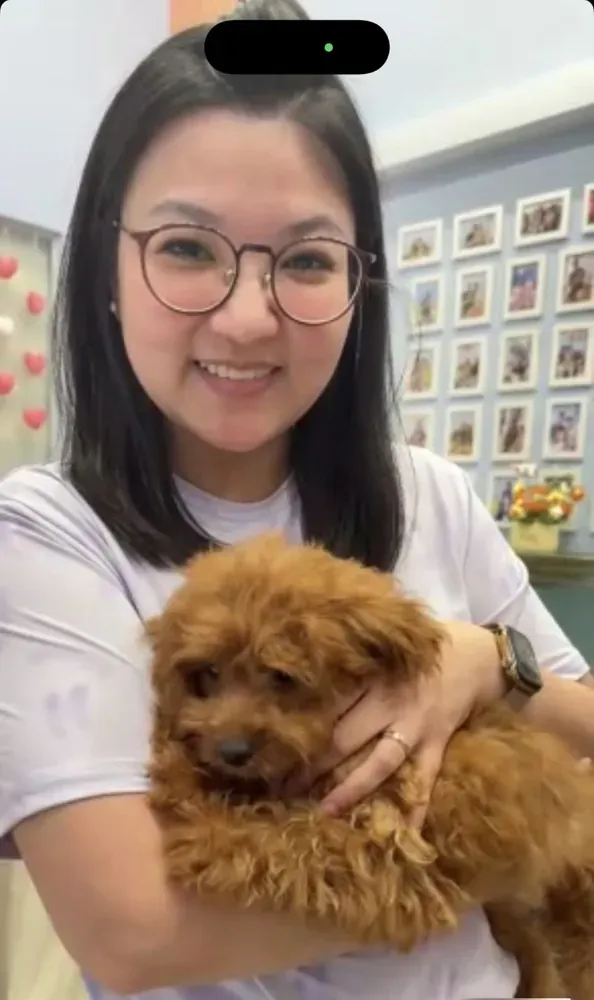 Puppy photo taken by Sunshine Tan, a Curious Tails customer