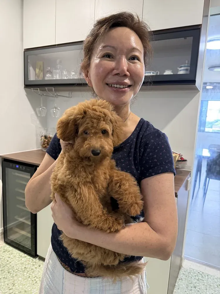 Puppy photo taken by Sandra Lee, a Curious Tails customer