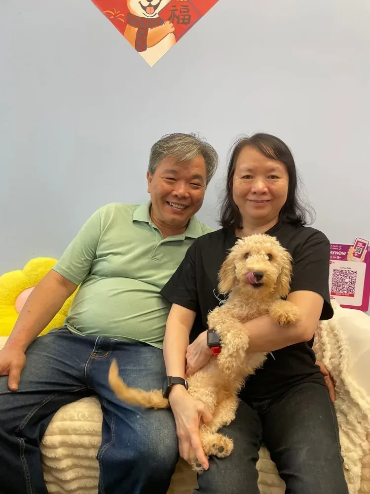 Puppy photo taken by Damon Fong, a Curious Tails customer