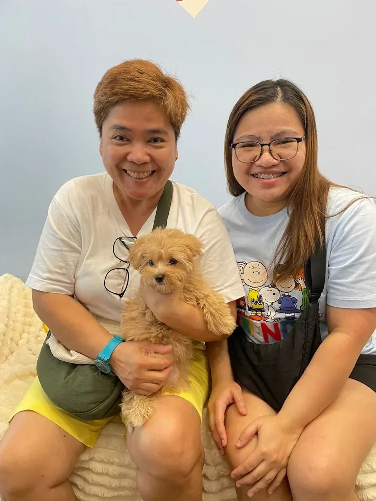 Puppy photo taken by Karen joy Pepito, a Curious Tails customer